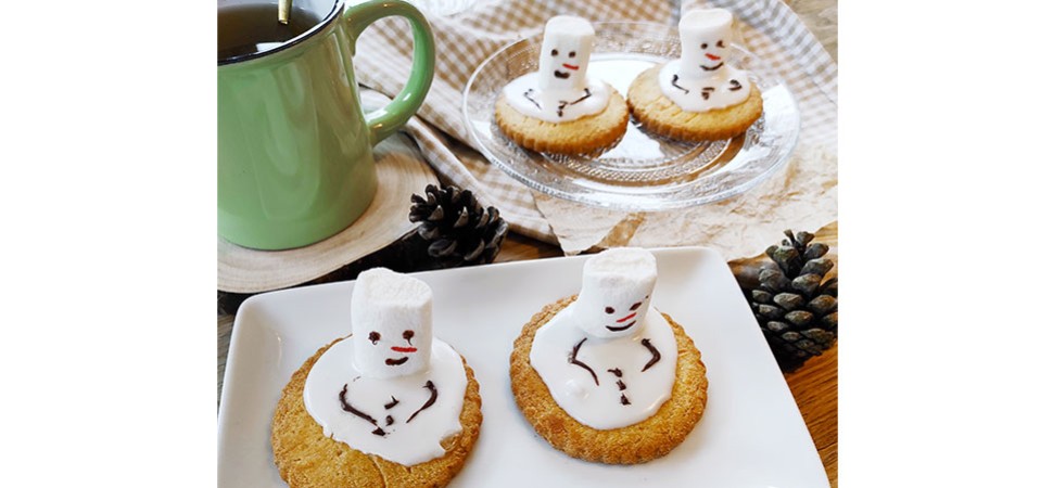 Sablés décorés Bonhomme de Neige