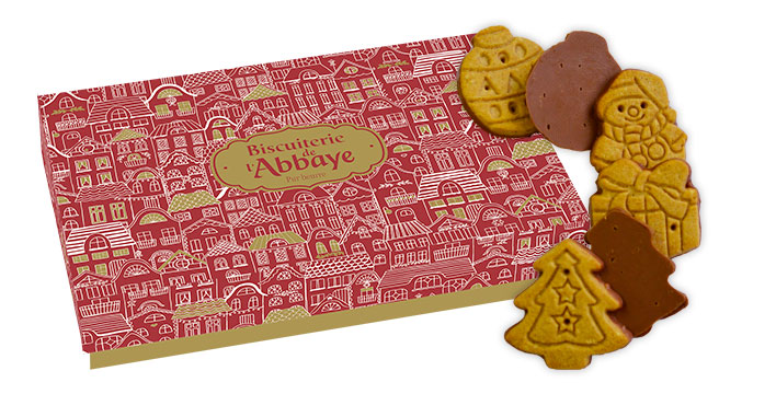 coffret biscuits de noel